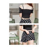オフショル水着セット フリルスイムウェア シャーリングトップ | SUNSHINE CLOSET | 詳細画像7 