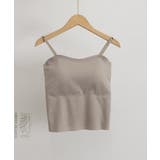 カップ付きキャミソール 韓国風ブラトップ | SUNSHINE CLOSET | 詳細画像15 