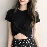 セクシーチビt ショート丈tシャツ 韓国 | ANGELCLOSET | 詳細画像1