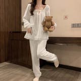 フリースパジャマ 韓国ルームウェア 秋冬 | SUNSHINE CLOSET | 詳細画像7 