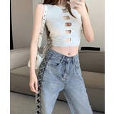 デニムパンツサイドレースアップジーパン | SUNSHINE CLOSET | 詳細画像11 