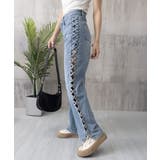 デニムパンツサイドレースアップジーパン | SUNSHINE CLOSET | 詳細画像16 