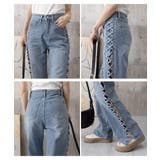 デニムパンツサイドレースアップジーパン | SUNSHINE CLOSET | 詳細画像19 