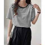 ボーダーtシャツ半袖 レディース 韓国風 | ANGELCLOSET | 詳細画像7