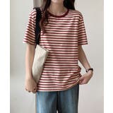 ボーダーtシャツ半袖 レディース 韓国風 | ANGELCLOSET | 詳細画像9
