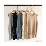 ニットベスト サイドスリット 春秋重ね着 | SUNSHINE CLOSET | 詳細画像2
