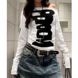 前後2way肩出しtシャツ長袖 レディース イラストtシャツ | SUNSHINE CLOSET | 詳細画像10 