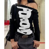 前後2way肩出しtシャツ長袖 レディース イラストtシャツ | SUNSHINE CLOSET | 詳細画像16 