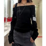前後2way肩出しtシャツ長袖 レディース イラストtシャツ | SUNSHINE CLOSET | 詳細画像17 