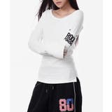 前後2way肩出しtシャツ長袖 レディース イラストtシャツ | SUNSHINE CLOSET | 詳細画像22 