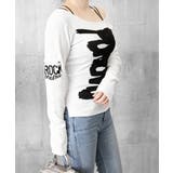 前後2way肩出しtシャツ長袖 レディース イラストtシャツ | SUNSHINE CLOSET | 詳細画像25 