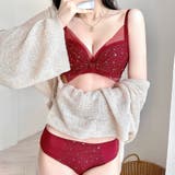 ワインレッド | ブラジャー ランジェリー 下着セット | SUNSHINE CLOSET