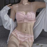 ピンク | ノンワイヤーブラジャー ショーツ セット | ANGELCLOSET