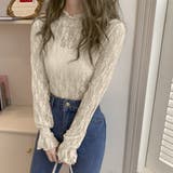 ベージュ | レース ブラウス レディース | SUNSHINE CLOSET