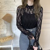 ブラック | レース ブラウス レディース | SUNSHINE CLOSET