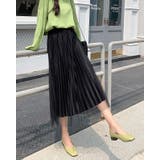 プリーツスカート レディース ベロア | SUNSHINE CLOSET | 詳細画像3