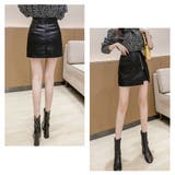 フェイクレザースカート 着やせ 韓国風 | SUNSHINE CLOSET | 詳細画像9