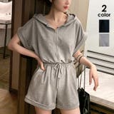 オールインワン ショートパンツ ロンパース | SUNSHINE CLOSET | 詳細画像1 