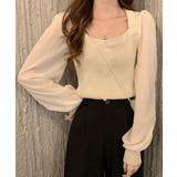 シャツブラウス 袖切り替え ニットソー | SUNSHINE CLOSET | 詳細画像3 