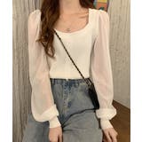 シャツブラウス 袖切り替え ニットソー | SUNSHINE CLOSET | 詳細画像4 