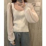 シャツブラウス 袖切り替え ニットソー | SUNSHINE CLOSET | 詳細画像5 