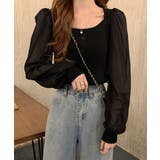 シャツブラウス 袖切り替え ニットソー | SUNSHINE CLOSET | 詳細画像6 