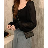 シャツブラウス 袖切り替え ニットソー | SUNSHINE CLOSET | 詳細画像7 