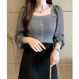 シャツブラウス 袖切り替え ニットソー | SUNSHINE CLOSET | 詳細画像8 