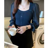 シャツブラウス 袖切り替え ニットソー | SUNSHINE CLOSET | 詳細画像9 