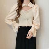 チョーカー風ニットトップス 袖切り替え 春 | SUNSHINE CLOSET | 詳細画像12 