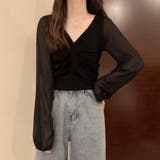 ギャザー ニット ブラウス | SUNSHINE CLOSET | 詳細画像7 