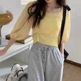 ニットトップス 袖切り替えサマーニット 春 | SUNSHINE CLOSET | 詳細画像10 