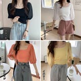 ニットトップス 袖切り替えサマーニット 春 | SUNSHINE CLOSET | 詳細画像2 