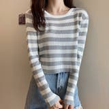 ボーダー柄ニットトップス レディース 春 | SUNSHINE CLOSET | 詳細画像8 