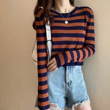 ボーダー柄ニットトップス レディース 春 | SUNSHINE CLOSET | 詳細画像9 