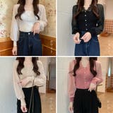 異素材ニットトップス レディース 春 | ANGELCLOSET | 詳細画像2