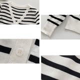 ボーダー柄 ニットカーディガン 風 | SUNSHINE CLOSET | 詳細画像3 