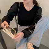 ニットトップス 重ね着風 春 春服 オフィスカジュアル 韓国ファッション 韓国 | SUNSHINE CLOSET | 詳細画像11
