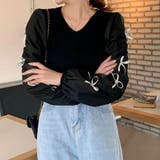 ニットトップス 重ね着風 春 春服 オフィスカジュアル 韓国ファッション 韓国 | SUNSHINE CLOSET | 詳細画像13