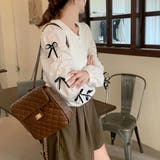 ニットトップス 重ね着風 春 春服 オフィスカジュアル 韓国ファッション 韓国 | SUNSHINE CLOSET | 詳細画像8