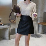 台形ミニスカート レザースカート 春 春服 | SUNSHINE CLOSET | 詳細画像6