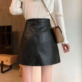 台形ミニスカート レザースカート 春 春服 | SUNSHINE CLOSET | 詳細画像7