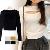 ニットトップス 胸開き ニットウエア | SUNSHINE CLOSET | 詳細画像1 