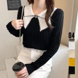 ニットトップス 襟付きニット 長袖 | SUNSHINE CLOSET | 詳細画像1 