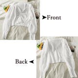 フロントギャザーニットブラウス 長袖 春 | SUNSHINE CLOSET | 詳細画像3 