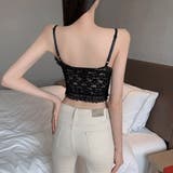 花柄キャミソール レディース カップ付き | SUNSHINE CLOSET | 詳細画像6 