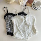 花柄キャミソール レディース カップ付き | SUNSHINE CLOSET | 詳細画像9 