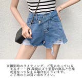 デニムショートパンツ レディース 韓国風 | ANGELCLOSET | 詳細画像4