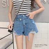 デニムショートパンツ レディース 韓国風 | ANGELCLOSET | 詳細画像5