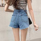 デニムショートパンツ レディース 韓国風 | ANGELCLOSET | 詳細画像6